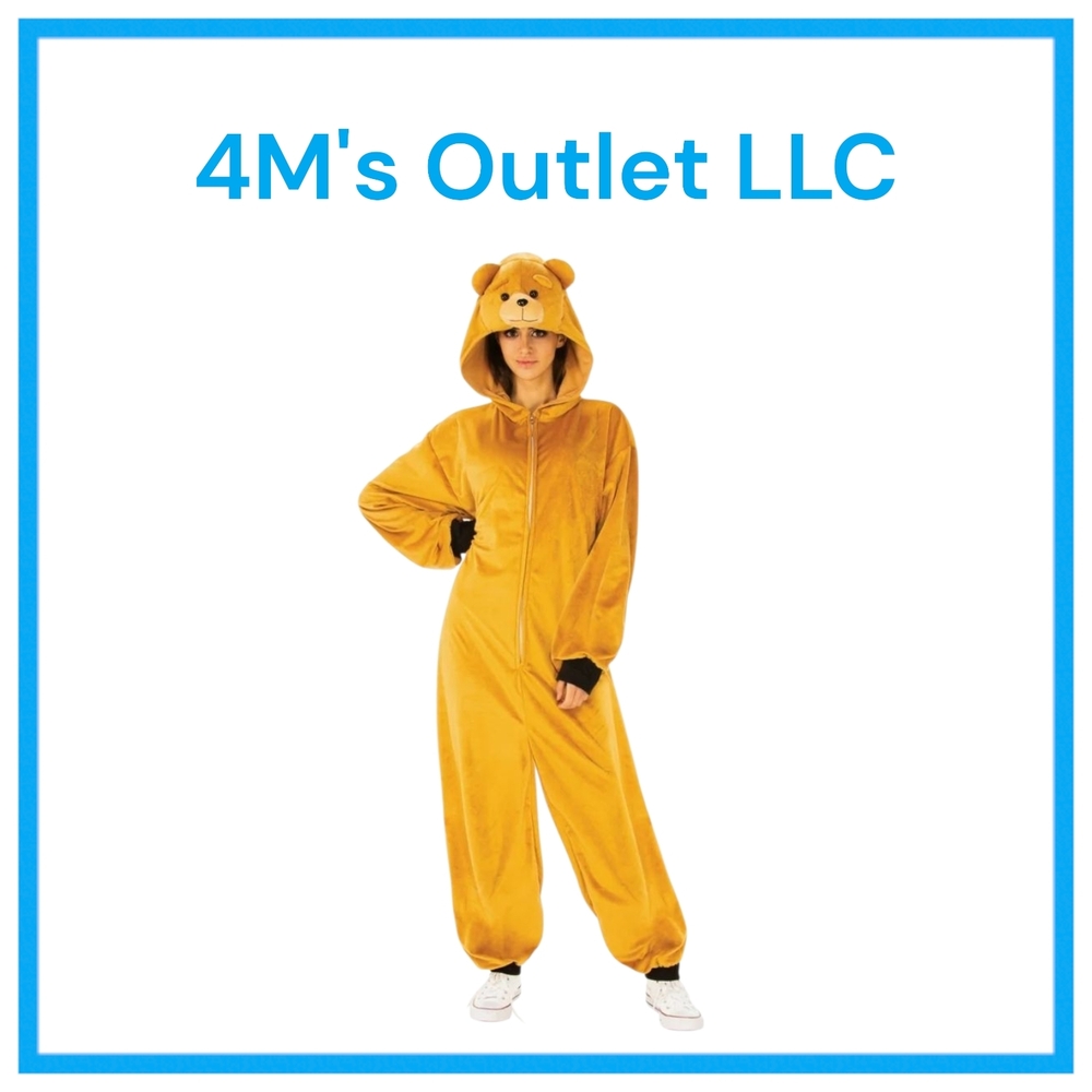 Cozy Bear Onesie in Gold